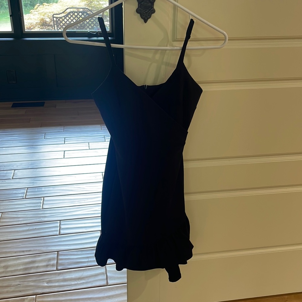 Black ruffle‎ lulu dress